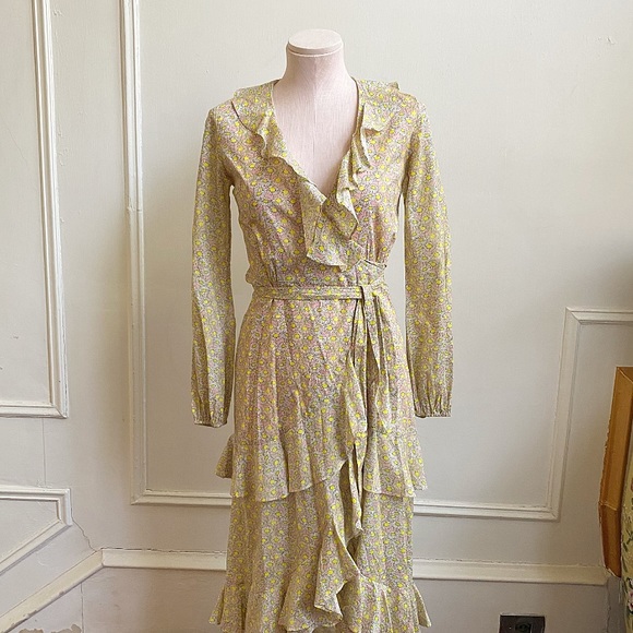 Cynthia Rowley Courtney Maxi Wrapped Dress - Picture 6 of 14